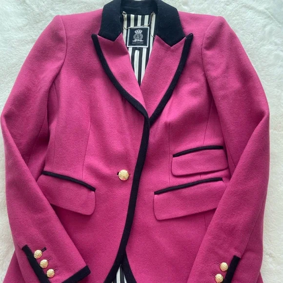 Juicy Couture Jackets Coats Authentic Juicy Couture Limited Edition Pink Blazer In Size 2 Poshmark